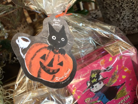 ハロウィンティーとクッキー