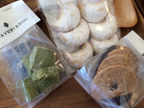 粉ユキ菓子創作室の焼き菓子!