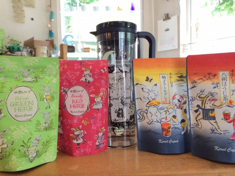 水出しハーブティーとか。。