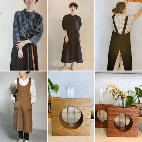 fog のお洋服と一輪挿し