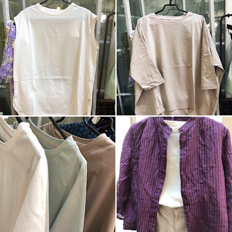 オーガニックコットンTシャツと柔軟剤
