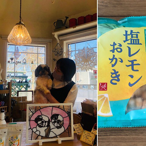 はなとあんずのステンドグラスと。