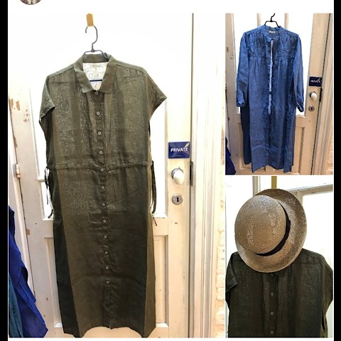 fog のリネンワンピース