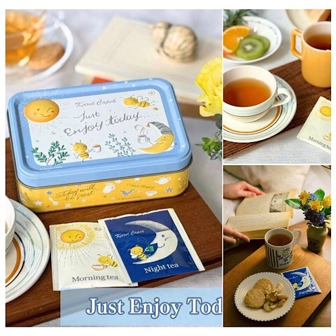 ジャストエンジョイトゥデイ紅茶缶