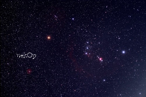 星空撮影 オリオン座