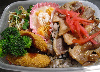 豚生姜焼き弁当