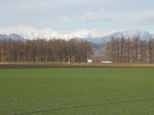 中札内村・私の好きな「１１月の農村風景と日高山脈」