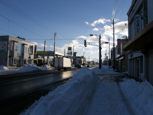 冬の中札内村・街なかを歩いてみます！～旧広尾線・中札内駅から～