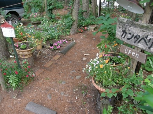 中札内花フェスタ「カンタベリー夏の花壇」少しずつ出来てきました。