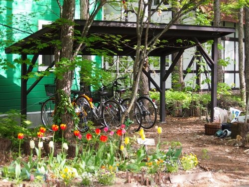 バイク・自転車の”屋根付き”駐輪場が出来ました!