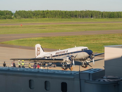 帯広空港に77年前の名機”ダグラスDC-3”がやって来ました!