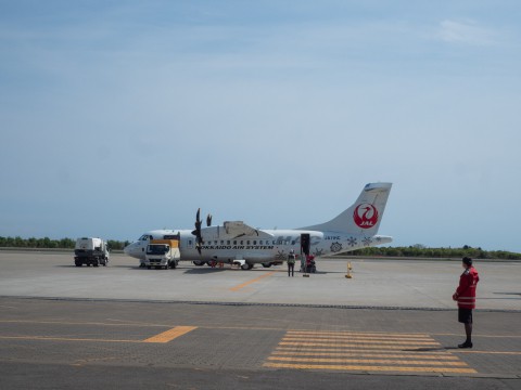 北海道エアシステムの新機材ATR42に乗って・・函館へ(1)