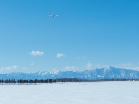 JALのカレンダー2月は帯広空港ですが・・どこで撮ったのかな?