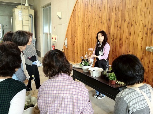 とってもお手軽！春の寄植え講習会