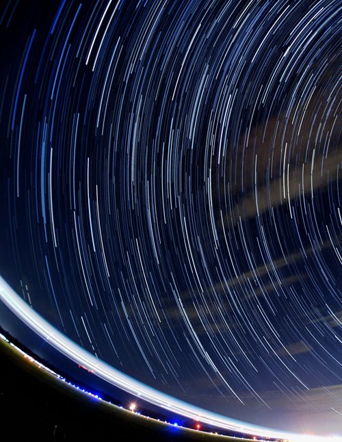 今夜の星空つづり 帯広空港にて 10/27