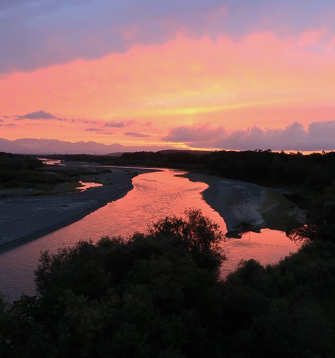 夕陽の