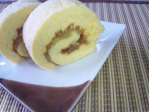 久しぶりのロールケーキ
