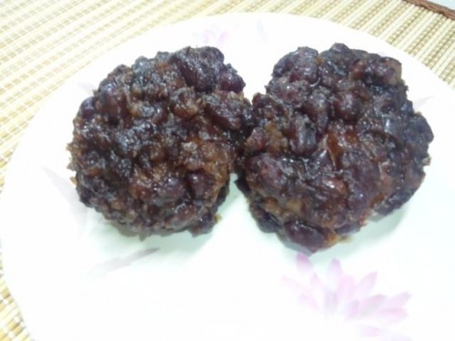 豆を煮ましたよ