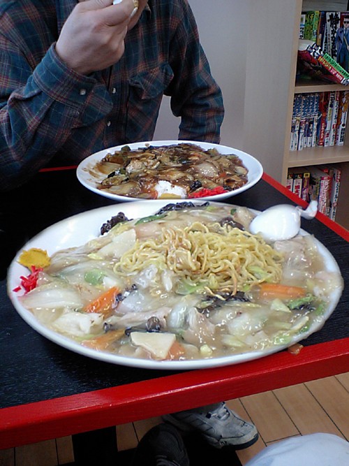 大盛りアンカケ焼きそば