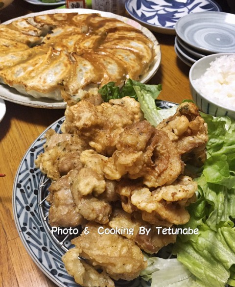 チキン南蛮と餃子