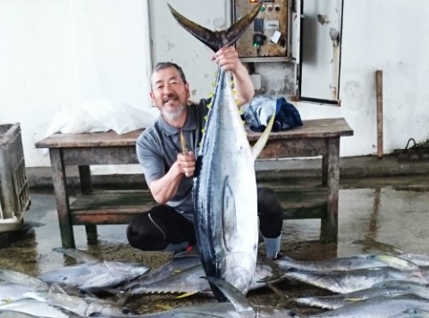 キハダマグロ釣りin久米島