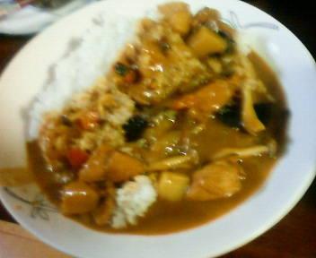 彼のご飯(^O^)