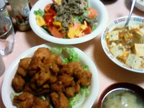 彼ご飯、晩ご飯。今夜は山盛り編