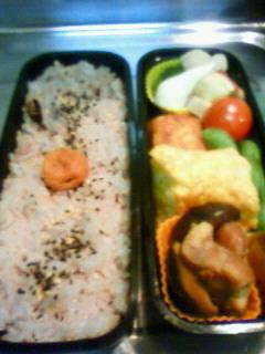 だぁりんお弁当、緊急訓練な朝