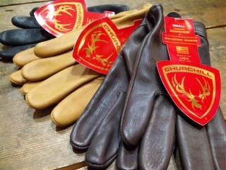 CHURCHILL GLOVE 別注 DEER SKIN GLOVE!!