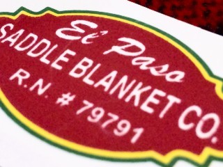 EL PASO SADDLE BLANKET / BEDSPREAD