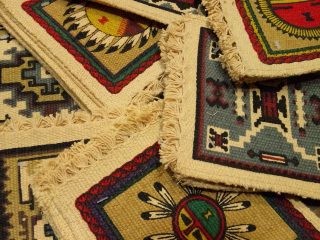 EL PASO SADDLE BLANKET / STENCIL COASTER