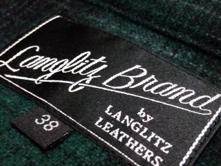 LANGLITZ BRAND / Angola check open shirt.