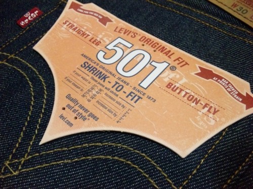 Levi's / 501 RIGID SHRINK-TO-FIT