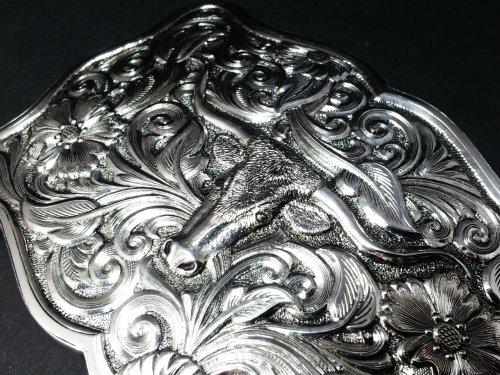 Gist Silver Smiths / Trophy Buckle "Longhorn Tradition"