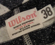 Wilson ボーダー Sweat Jacket。