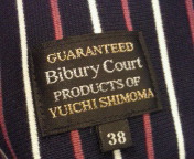 Bibury Court KNIT STRIPE 2B JAKET。