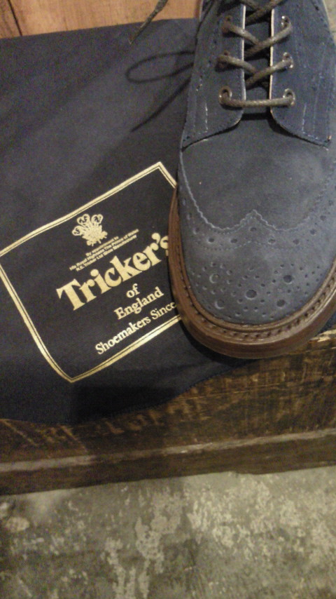 Tricker's/(2508)カントリーブーツ(MIDNIGHT BLUE SUEDE(NAVY))