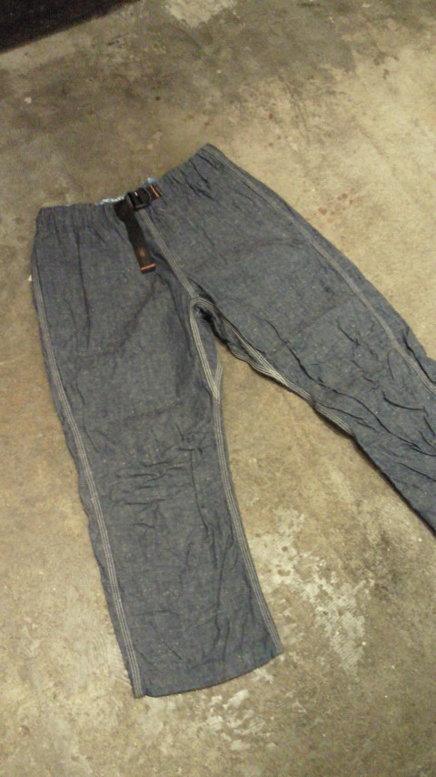 WILDTHINGS×KATO' 3/4 DENIM CLIMBING PANTS LINEN