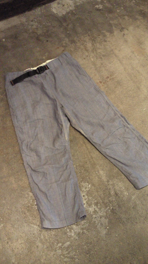 WILDTHINGS×KATO' 3/4 DENIM MULTISTRIPE CLIMBING PANTS