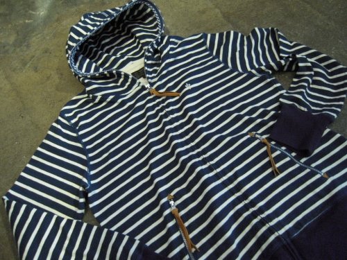 Bibury Court Horizontal Stripes Zip Parker