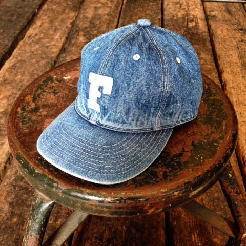 FULLCOUNT DENIM BASEBALL CAP!!