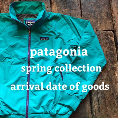 本日、patagonia 春物製品!!  大量入荷日でございます。