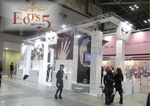 NAIL EXPO2012デモンストレーション。