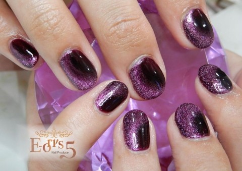cat’s-eye・マグネットジェルのお客様. &Men’s Nails
