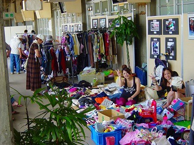 明日13日(木曜日)も物々交換・自由市場は開催します
