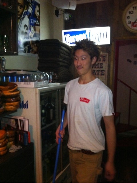 日曜日はランチ営業の日。