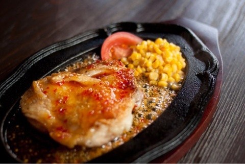 チリチキンステーキ。