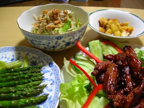 今日の晩ご飯は？のんびり準備！