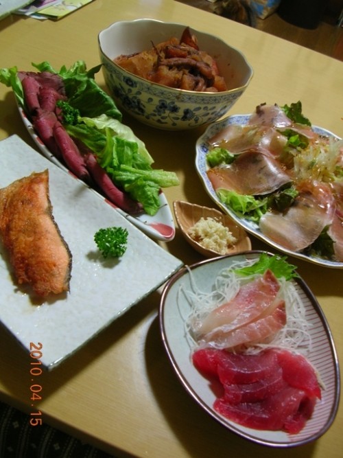 メインのない晩ご飯