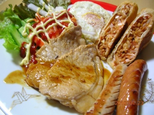 息子の晩ご飯